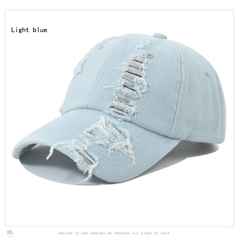 Wholesale Unique Fashionable Washed Denim Baseball Cap
